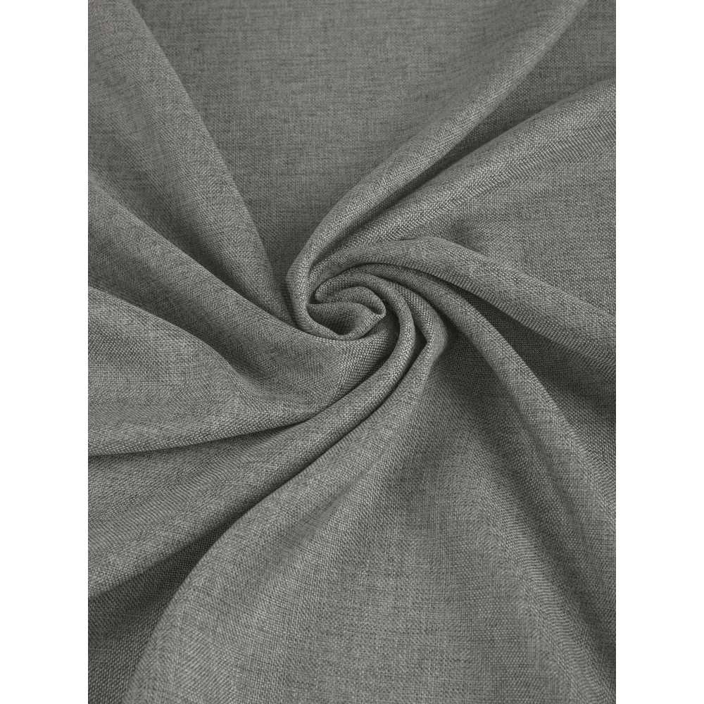 Фото 4 Штора на шторной ленте Канва 160x270 см цвет серый Фото 4 Штора на шторной ленте Канва 160x270 см цвет серый
