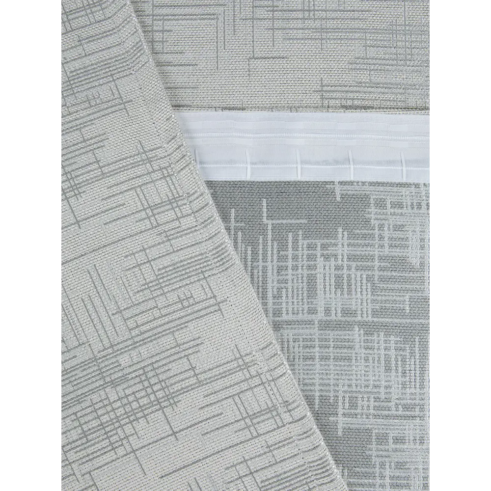 Фото 6 Комплект штор на шторной ленте Делис 400x270 см цвет светло-бежевый Фото 6 Комплект штор на шторной ленте Делис 400x270 см цвет светло-бежевый