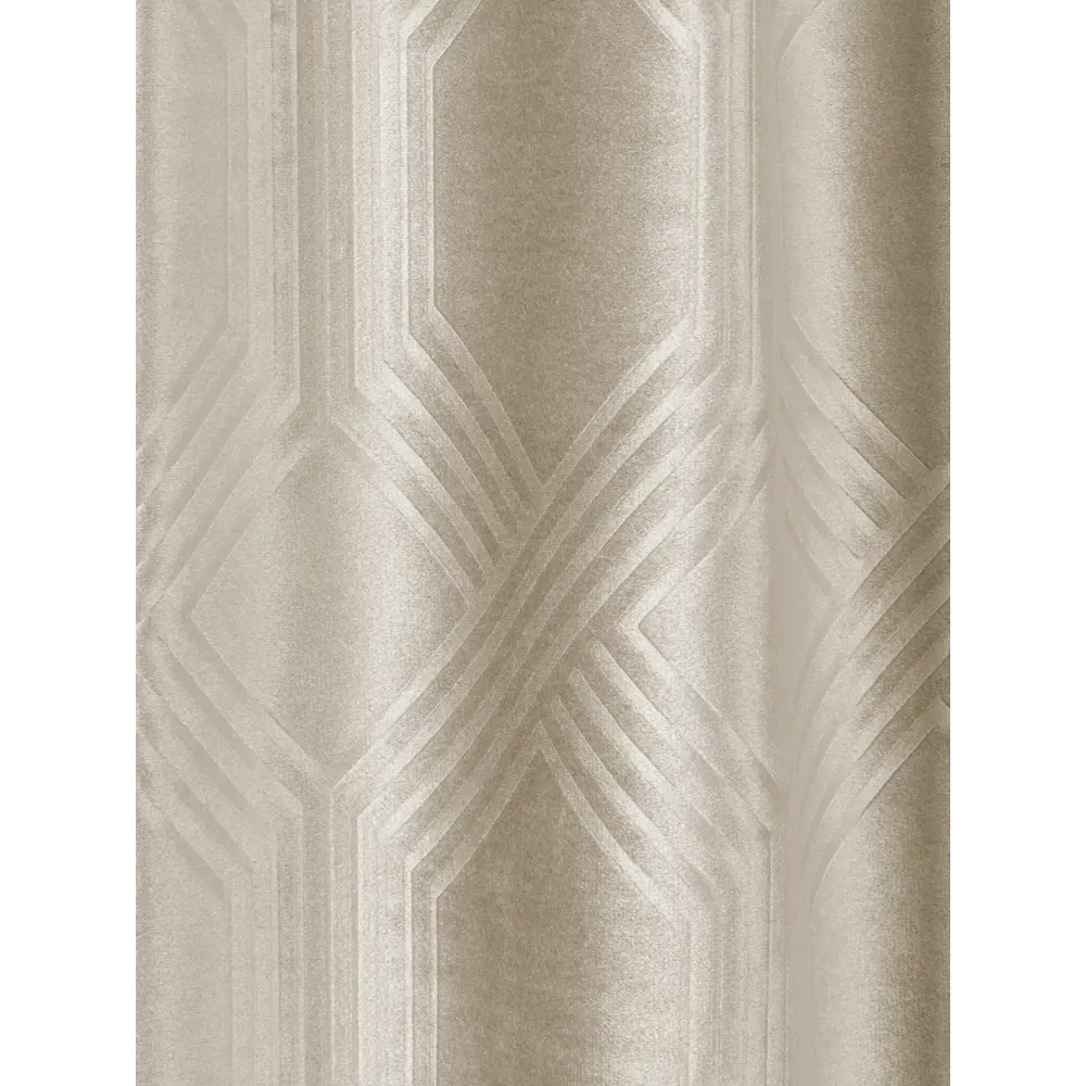 Фото 3 Штора на шторной ленте Велда 200x270 см цвет бежевый Фото 3 Штора на шторной ленте Велда 200x270 см цвет бежевый