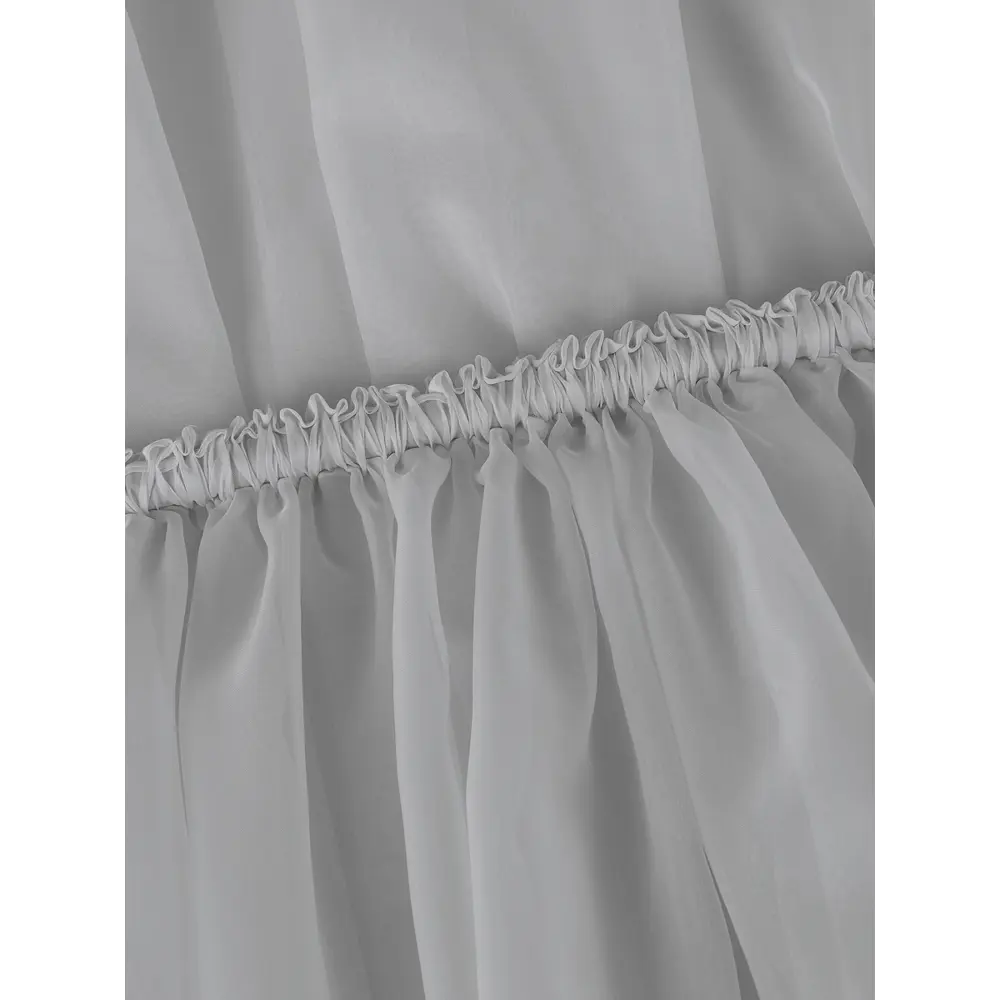 Фото 3 Тюль на шторной ленте Сириус 500x280 см цвет серый