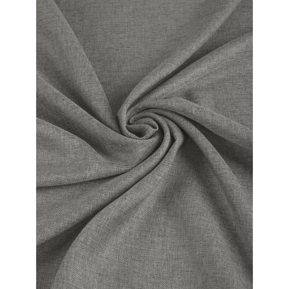 Фото 2 Штора на шторной ленте Берта 200x270 см цвет серый Фото 2 Штора на шторной ленте Берта 200x270 см цвет серый