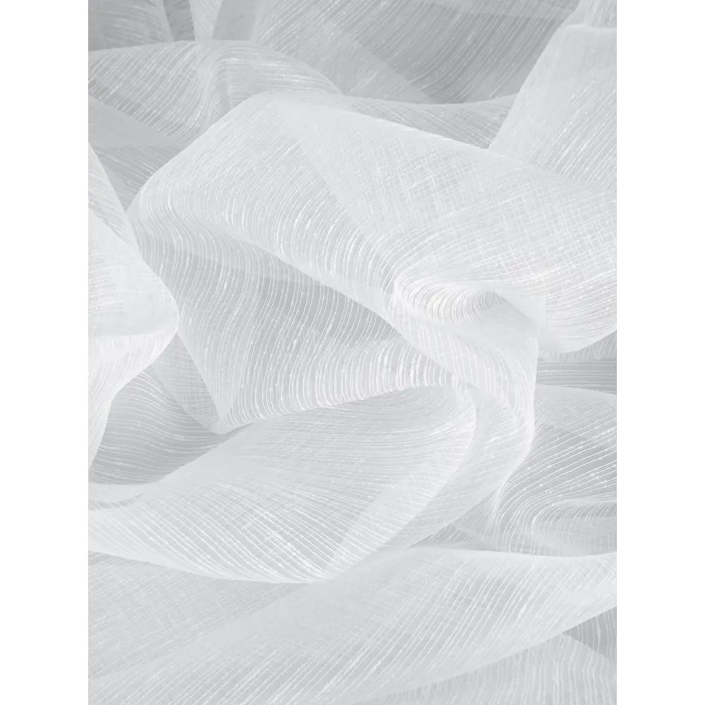 Фото 4 Тюль на шторной ленте для кухни Дождик 500x270 см цвет белый Фото 4 Тюль на шторной ленте для кухни Дождик 500x270 см цвет белый