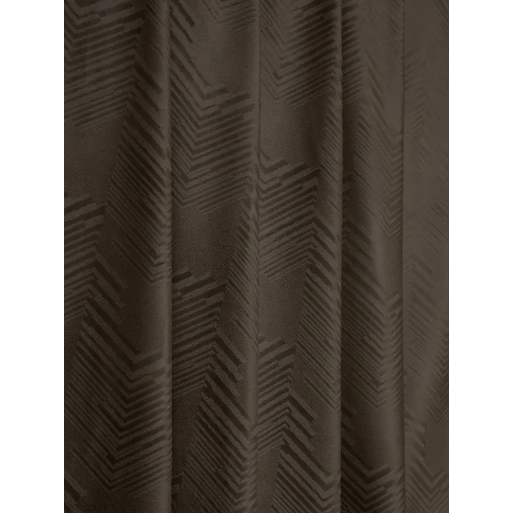 Фото 4 Комплект штор на шторной ленте Блис 250x280 см цвет шоколадный Фото 4 Комплект штор на шторной ленте Блис 250x280 см цвет шоколадный