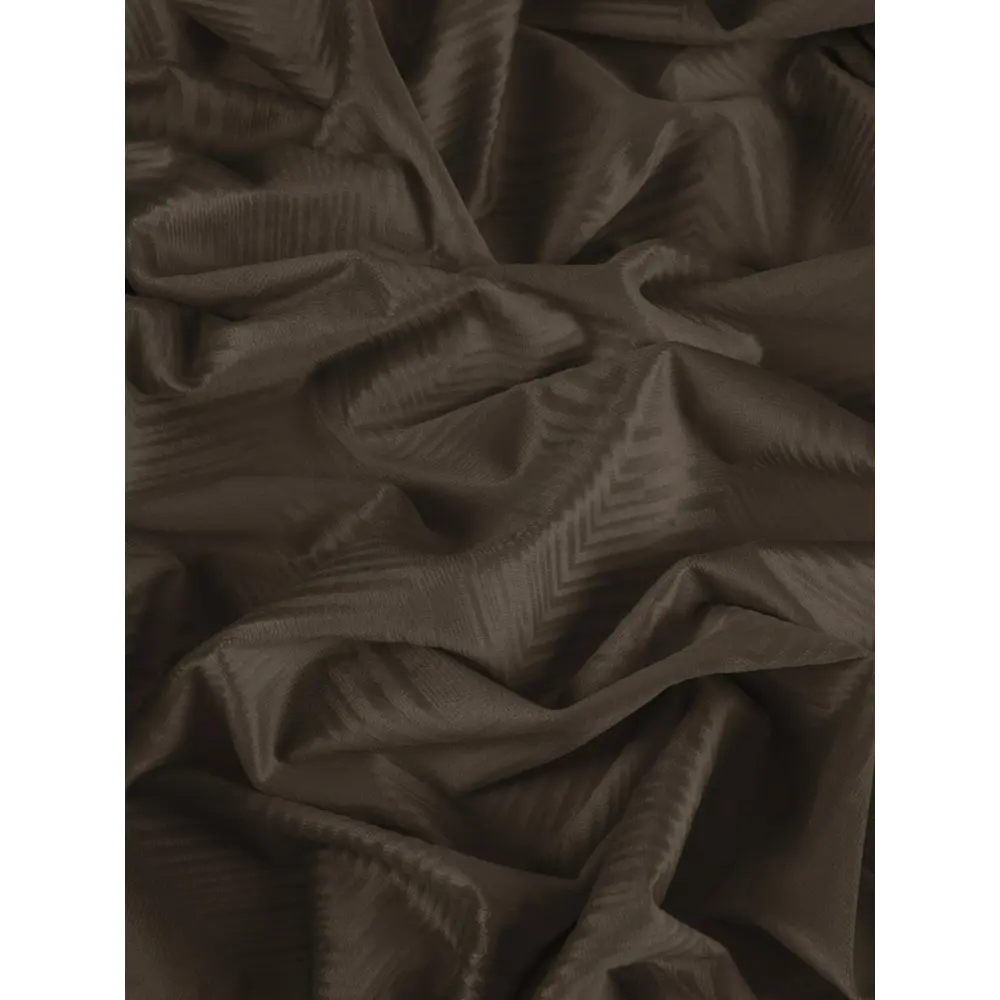 Фото Комплект штор на шторной ленте Блис 250x280 см цвет шоколадный Фото Комплект штор на шторной ленте Блис 250x280 см цвет шоколадный