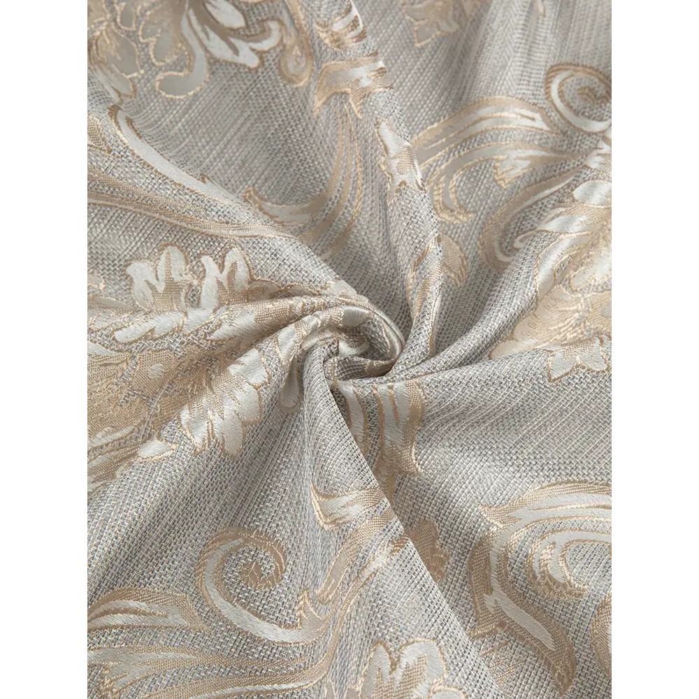 Фото 3 Штора на шторной ленте Классик-Шарм 200x260 см цвет серебристый Фото 3 Штора на шторной ленте Классик-Шарм 200x260 см цвет серебристый