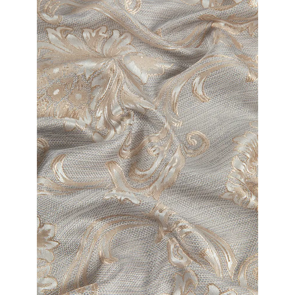 Фото Штора на шторной ленте Классик-Шарм 200x260 см цвет серебристый Фото Штора на шторной ленте Классик-Шарм 200x260 см цвет серебристый