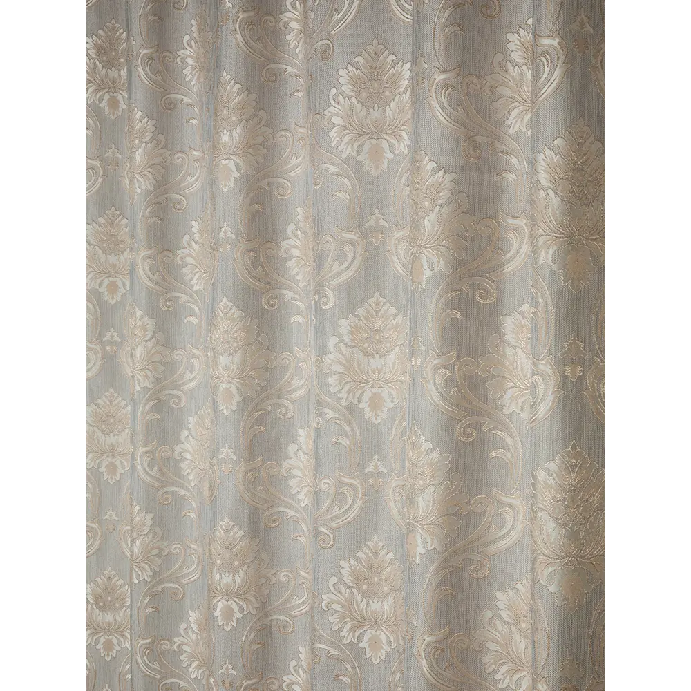 Фото 5 Штора на шторной ленте Классик-Шарм 200x260 см цвет серебристый Фото 5 Штора на шторной ленте Классик-Шарм 200x260 см цвет серебристый