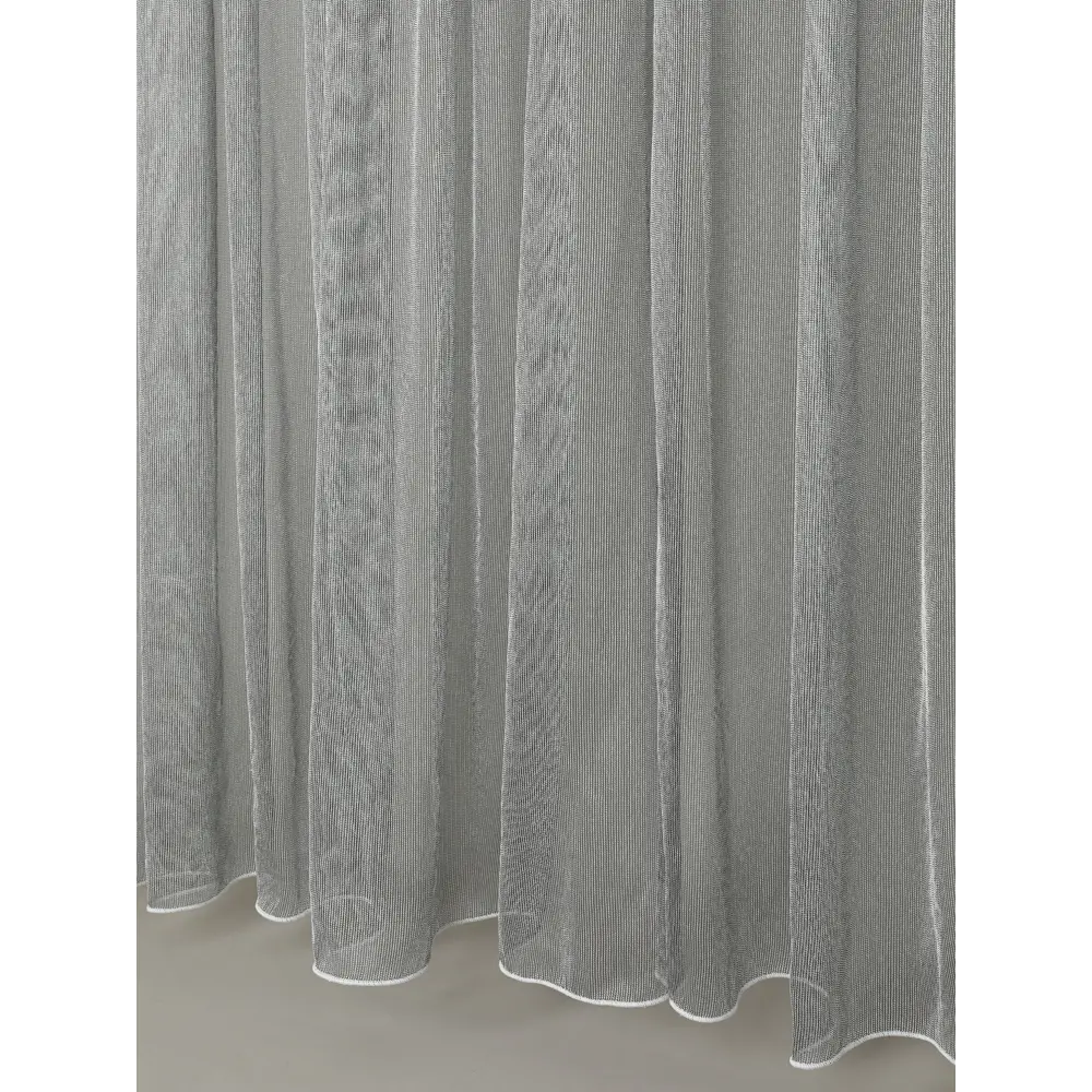 Фото 2 Тюль на шторной ленте Эми 300x270 см цвет черный Фото 2 Тюль на шторной ленте Эми 300x270 см цвет черный