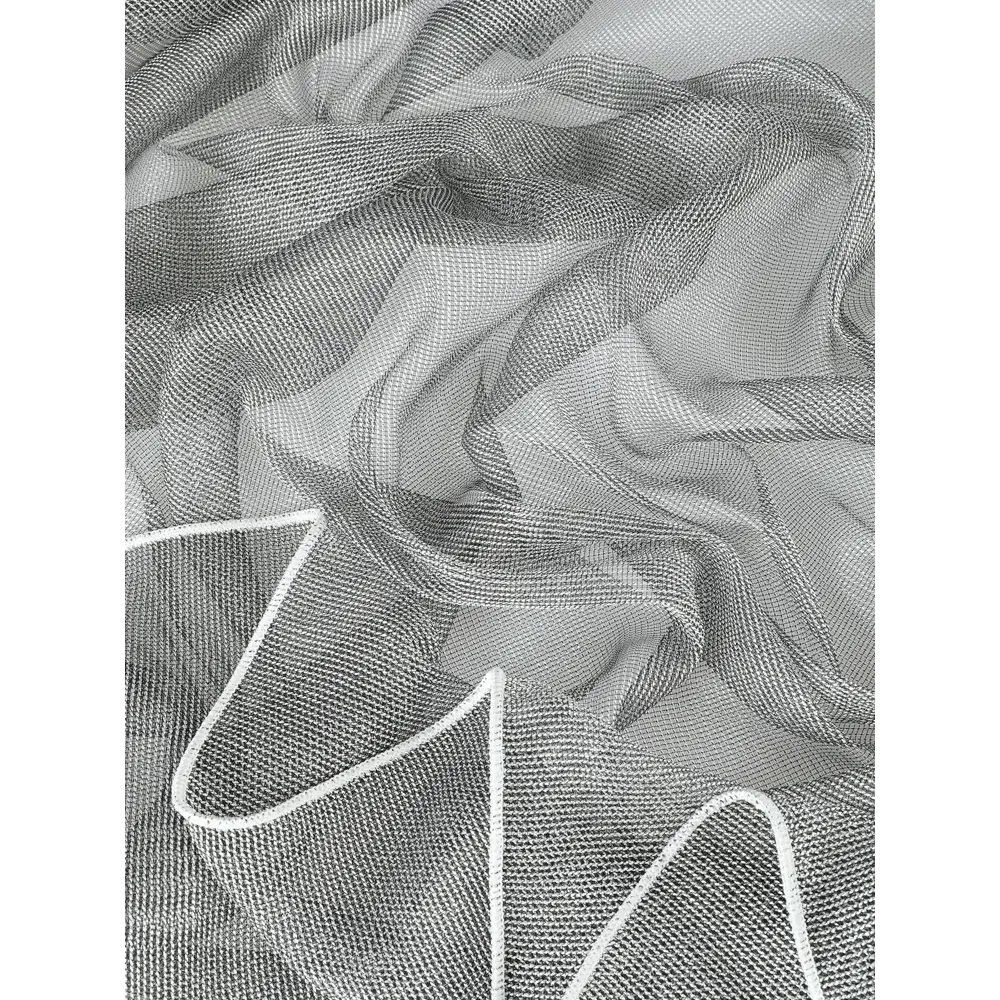 Фото 5 Тюль на шторной ленте Эми 300x270 см цвет черный Фото 5 Тюль на шторной ленте Эми 300x270 см цвет черный