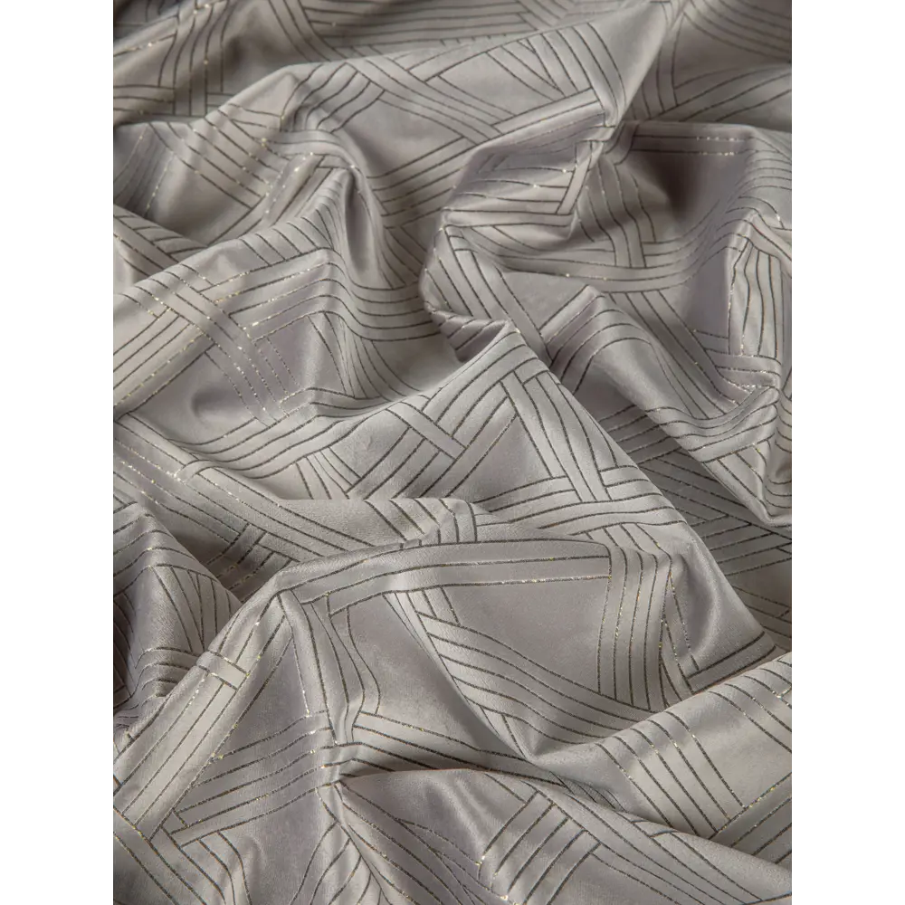 Фото 6 Штора на шторной ленте Голди 200x290 см цвет серый Фото 6 Штора на шторной ленте Голди 200x290 см цвет серый