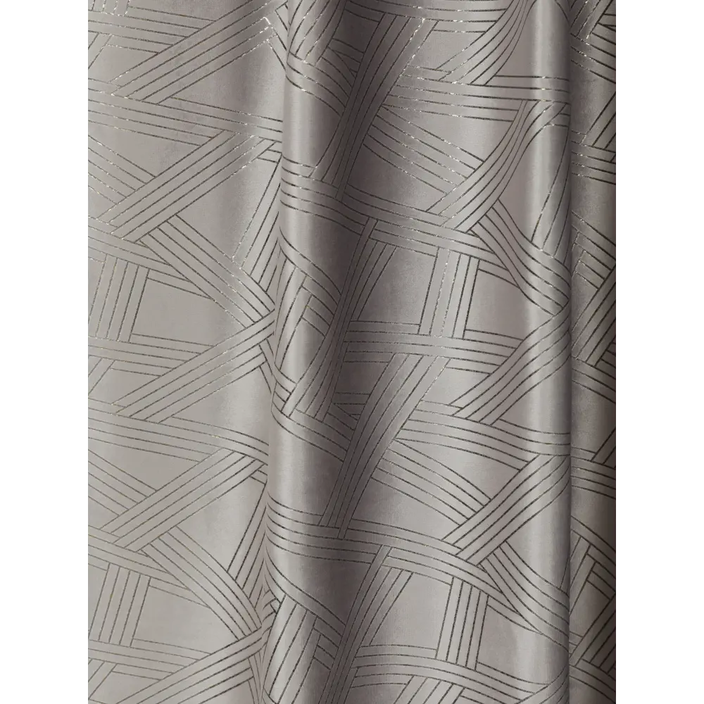 Фото 3 Штора на шторной ленте Голди 200x290 см цвет серый Фото 3 Штора на шторной ленте Голди 200x290 см цвет серый