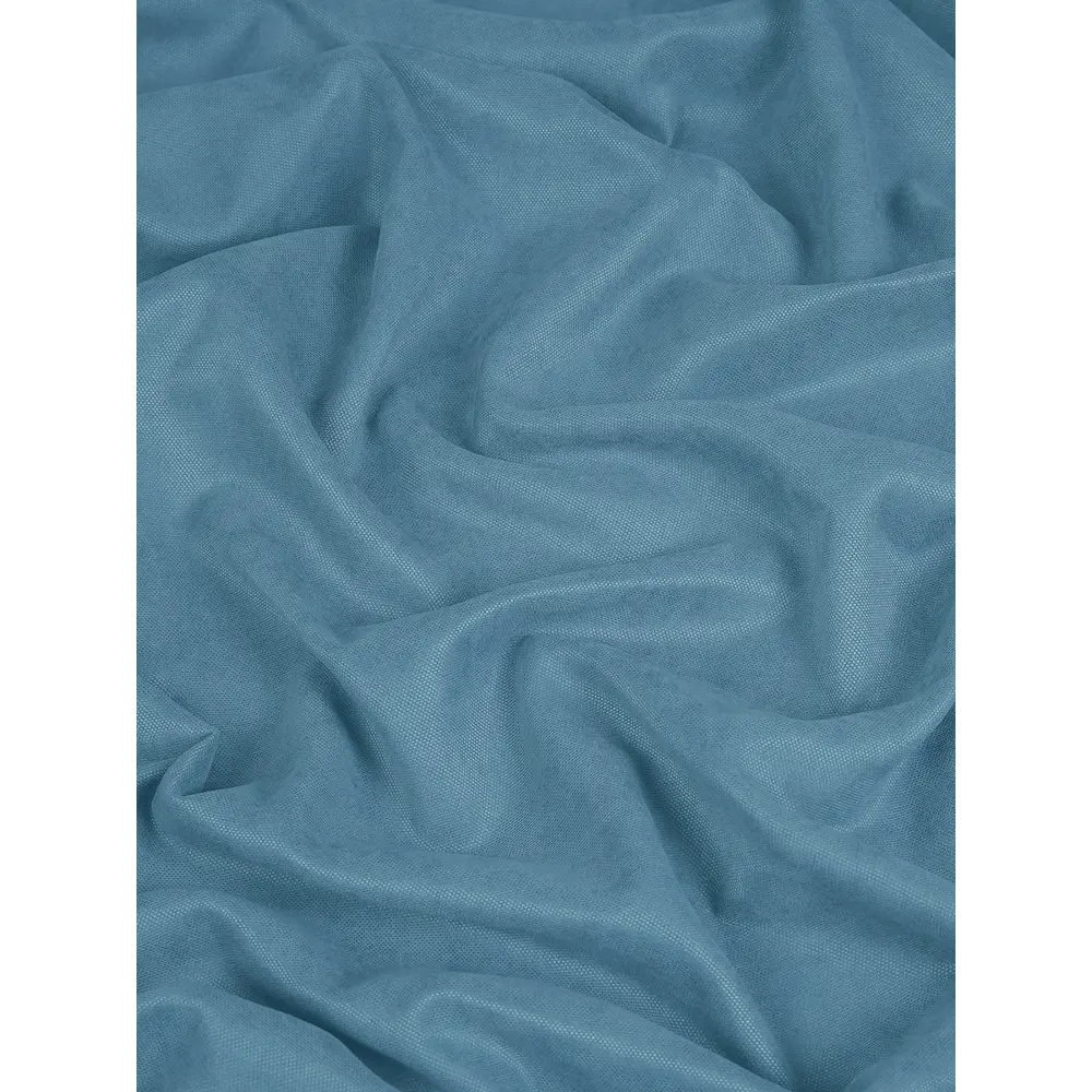 Фото 3 Штора на шторной ленте Канвас 200x280 см цвет синий Фото 3 Штора на шторной ленте Канвас 200x280 см цвет синий