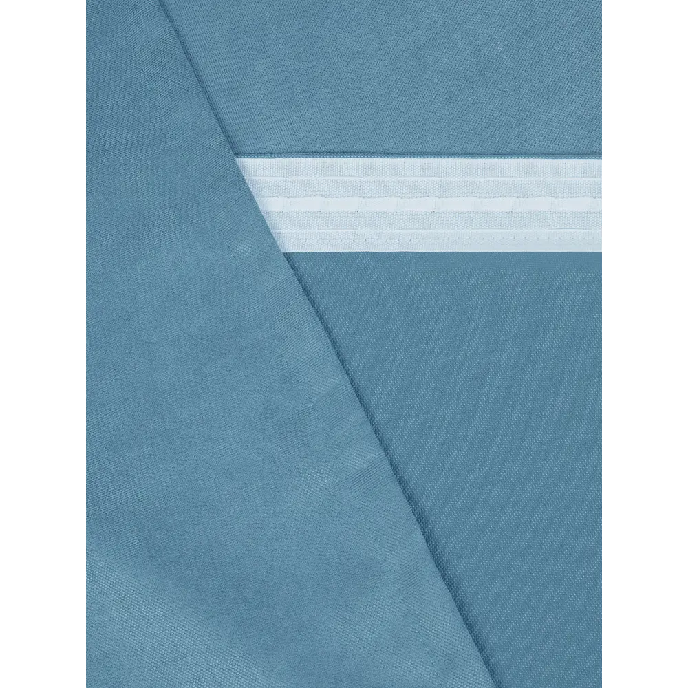 Фото 2 Штора на шторной ленте Канвас 200x280 см цвет синий Фото 2 Штора на шторной ленте Канвас 200x280 см цвет синий