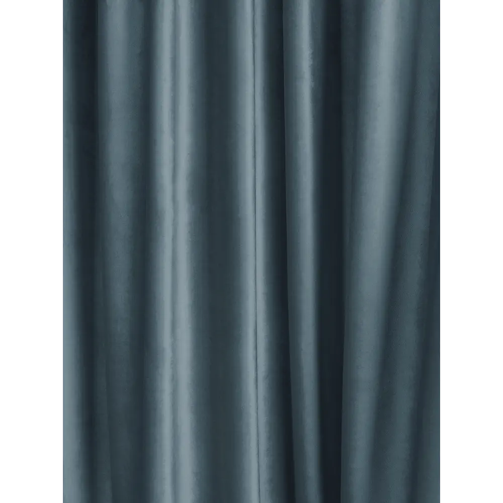 Фото 2 Штора на шторной ленте Лаурел 140x240 см цвет серое небо