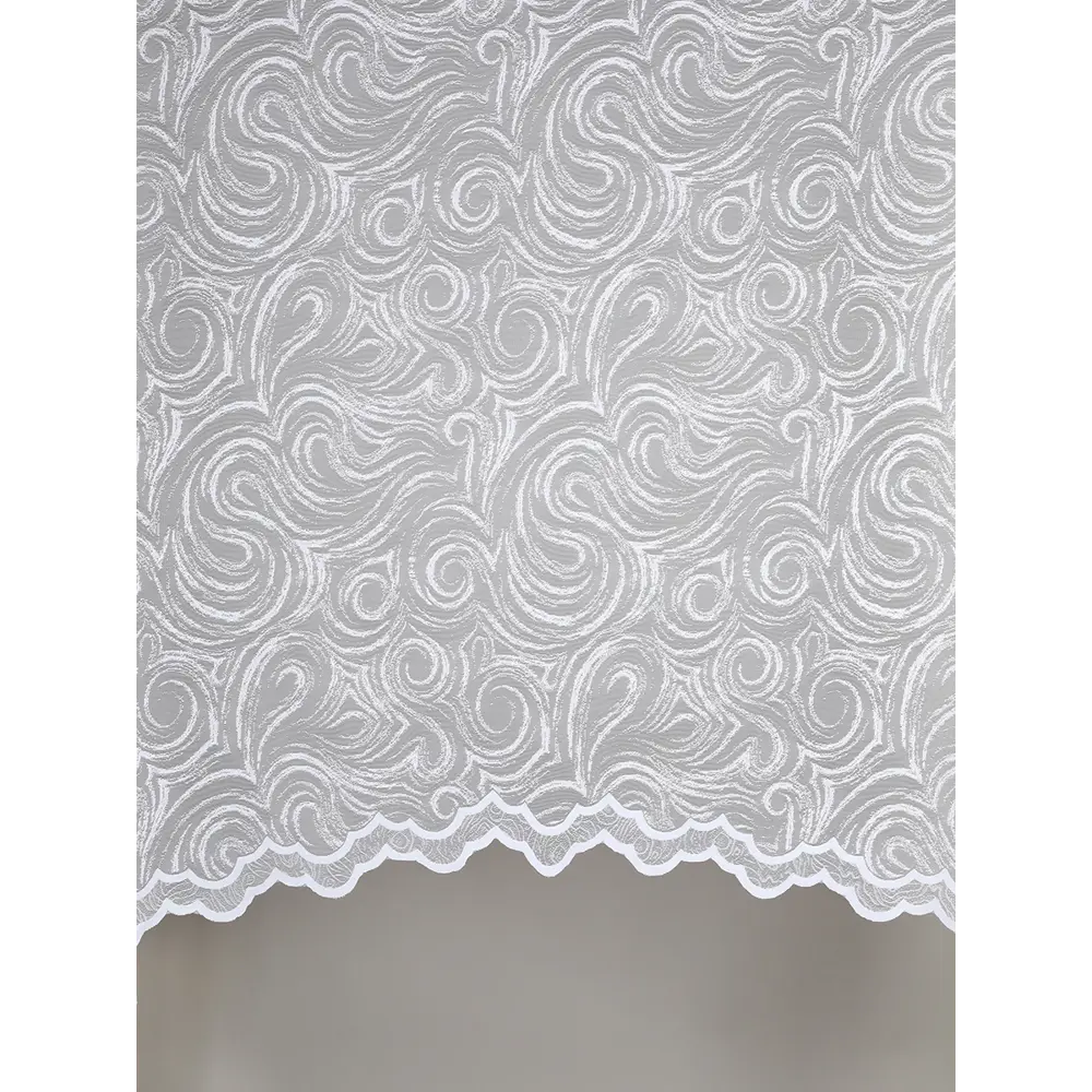 Фото 2 Тюль на шторной ленте для кухни Петти 300x170 см цвет белый Фото 2 Тюль на шторной ленте для кухни Петти 300x170 см цвет белый