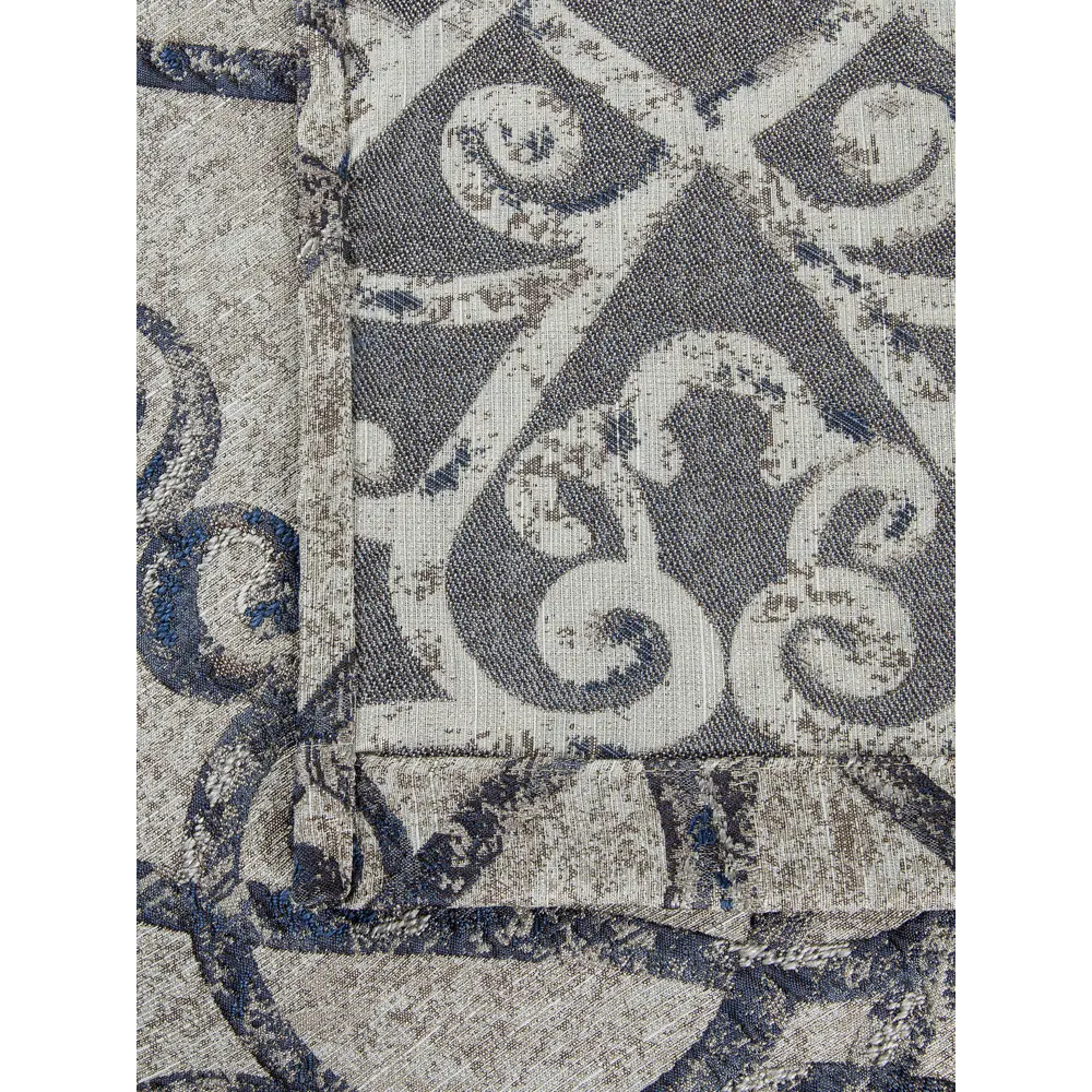 Фото 7 Штора на шторной ленте Лисса 150x270 см цвет синий Фото 7 Штора на шторной ленте Лисса 150x270 см цвет синий