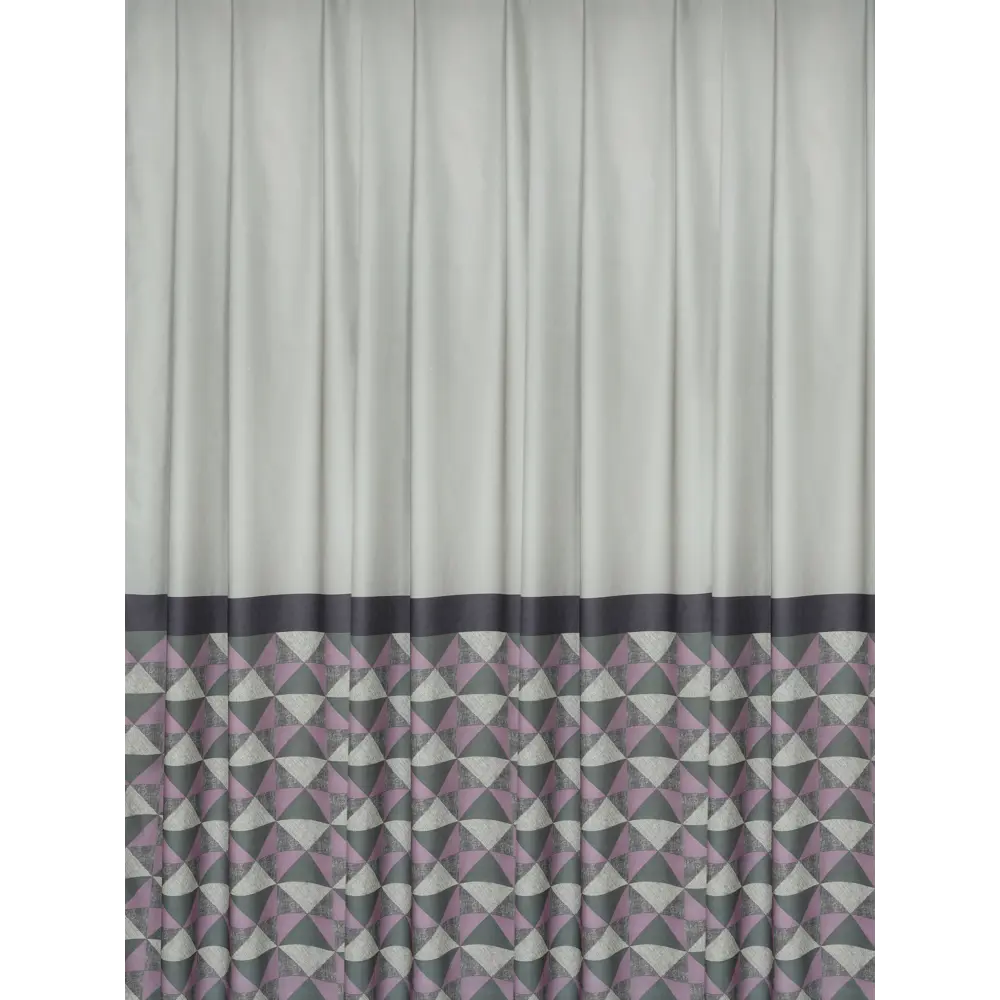 Фото Штора на шторной ленте Мейбл 180x270 см цвет брусничный Фото Штора на шторной ленте Мейбл 180x270 см цвет брусничный