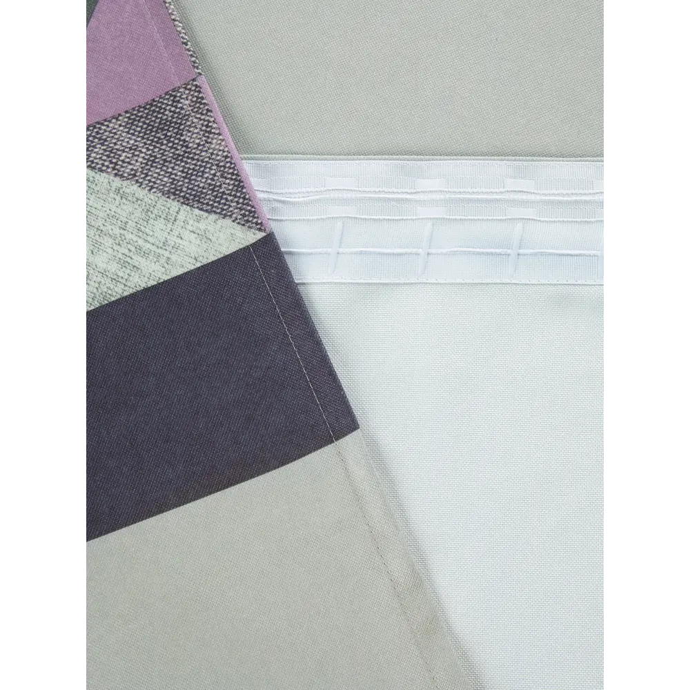 Фото 4 Штора на шторной ленте Мейбл 180x270 см цвет брусничный Фото 4 Штора на шторной ленте Мейбл 180x270 см цвет брусничный