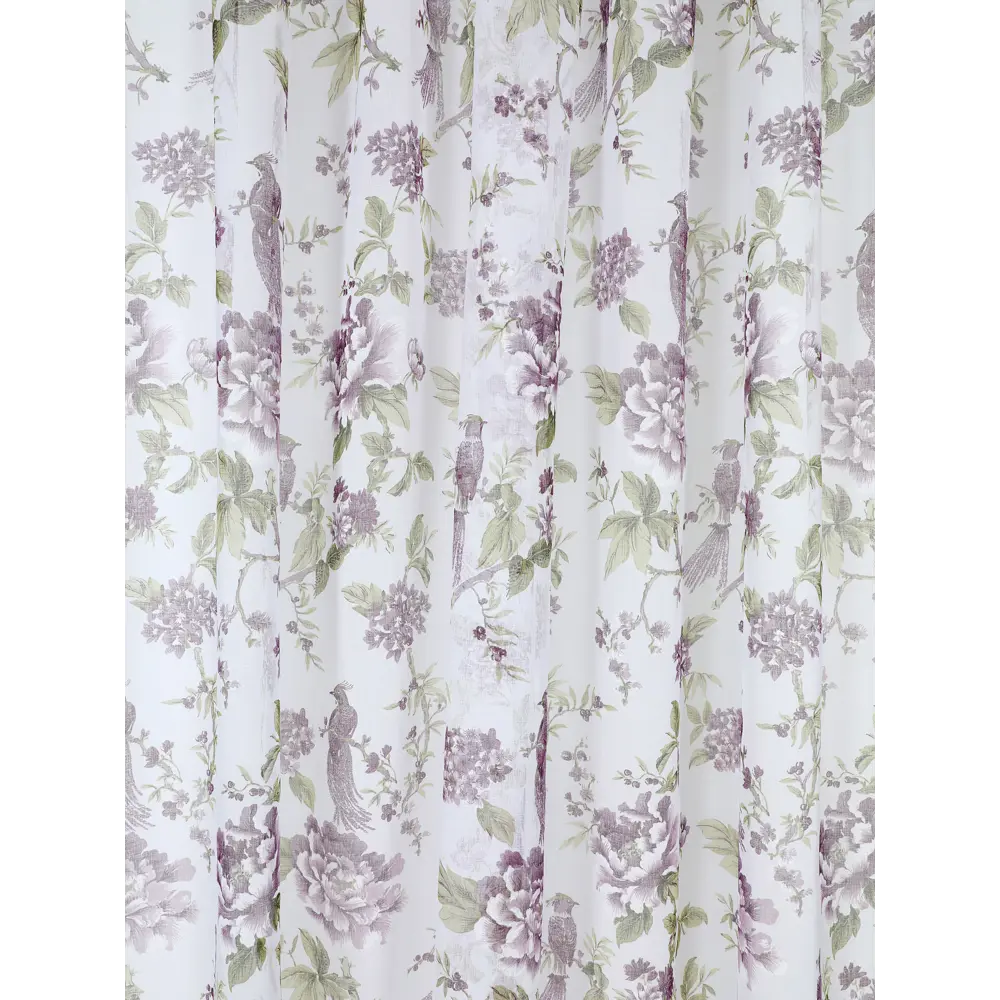 Фото Тюль на шторной ленте Мисси 300x270 см цвет фиолетовый Фото Тюль на шторной ленте Мисси 300x270 см цвет фиолетовый