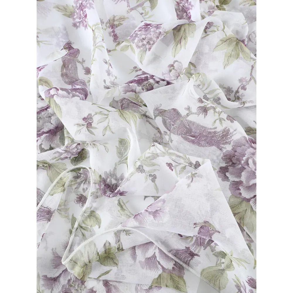 Фото 5 Тюль на шторной ленте Мисси 300x270 см цвет фиолетовый Фото 5 Тюль на шторной ленте Мисси 300x270 см цвет фиолетовый