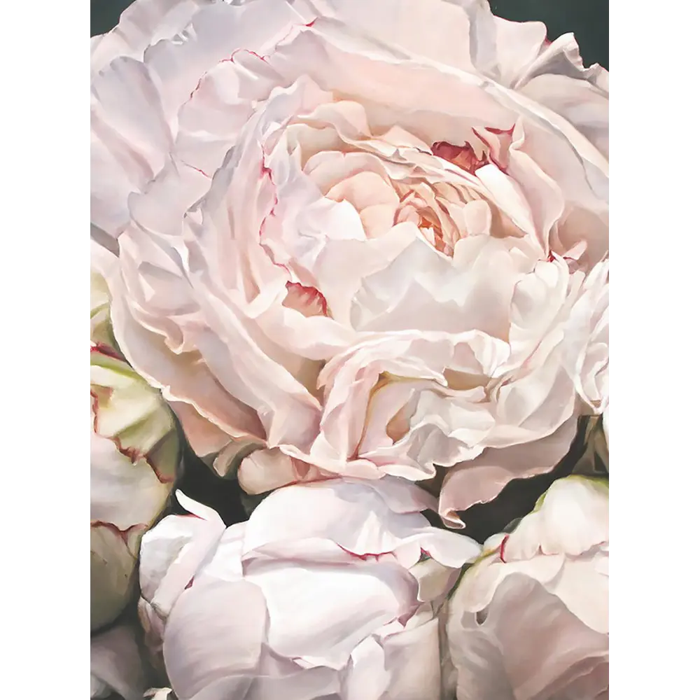 Фото Фотообои флизелиновые Bartonwall 200x270 см 3Д Цветы Пионы F00402