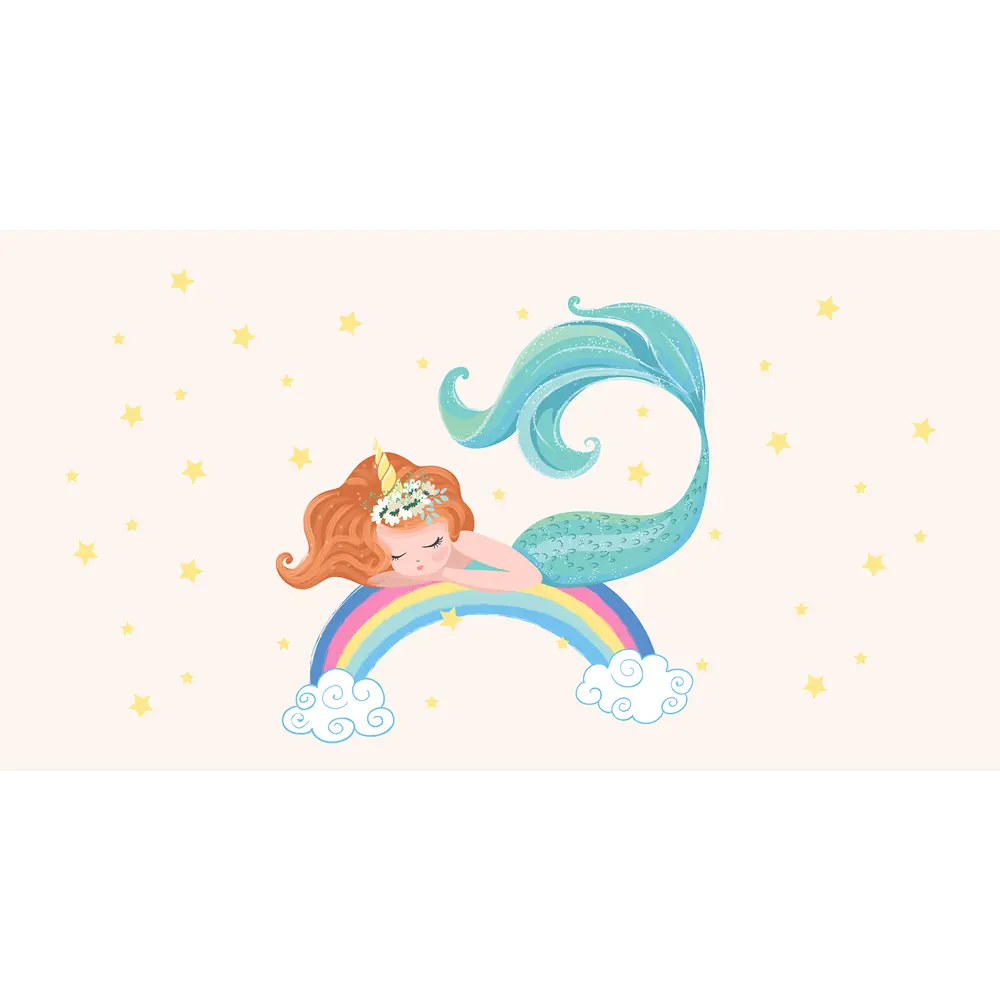 Фото Фотообои флизелиновые Bartonwall 500x270 см Детские Русалочка