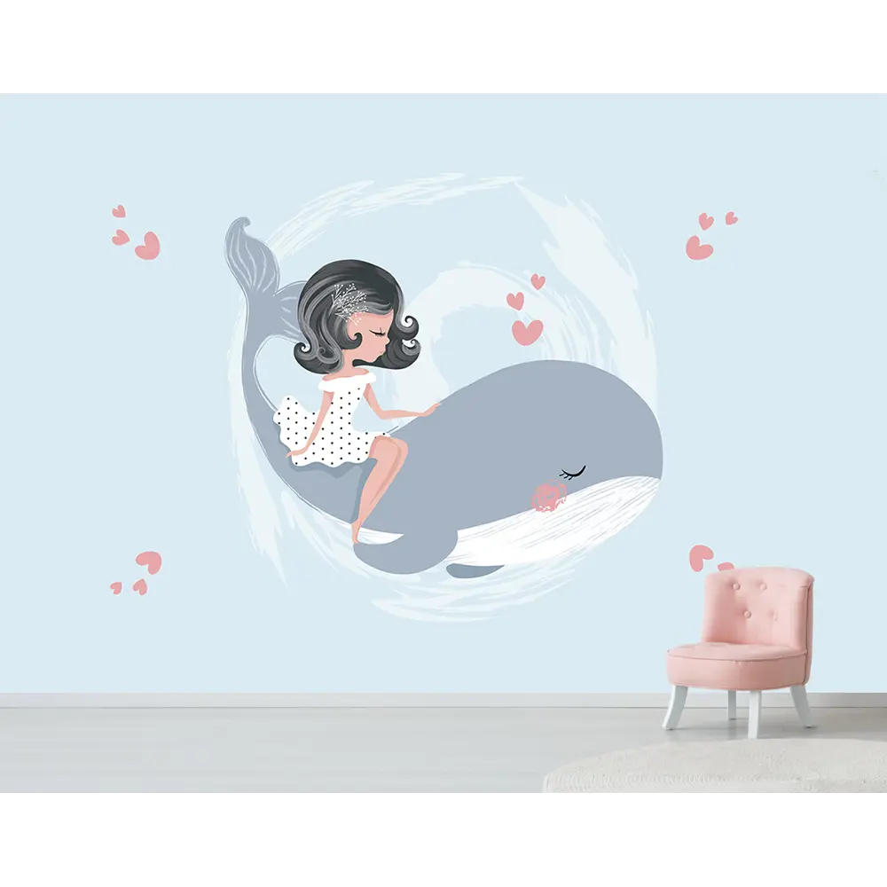 Фото Фотообои флизелиновые Bartonwall 400x270 см Детские Кит K12204