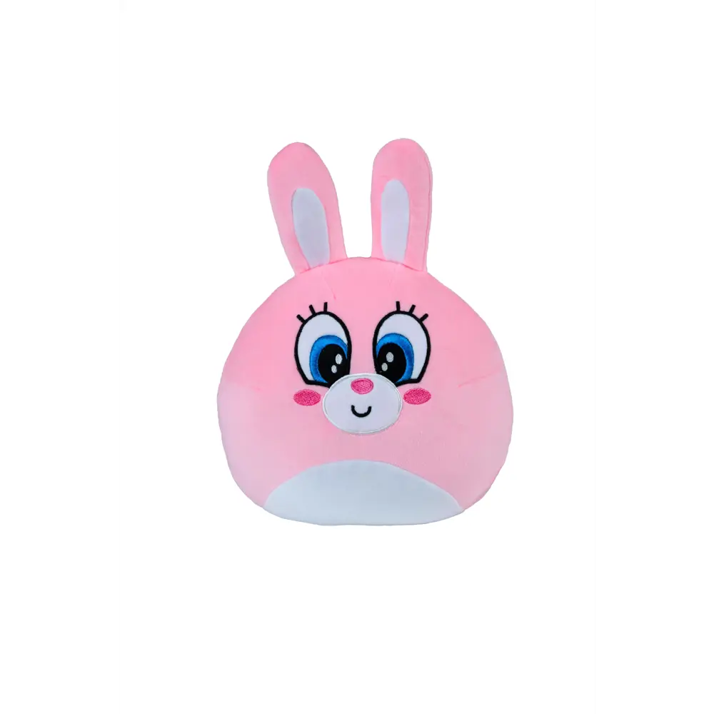 Фото Подушка-игрушка Смолтойс Зайка 7086/РЗ/30, диаметр 30 см, цвет розовый Фото Подушка-игрушка Смолтойс Зайка 7086/РЗ/30, диаметр 30 см, цвет розовый