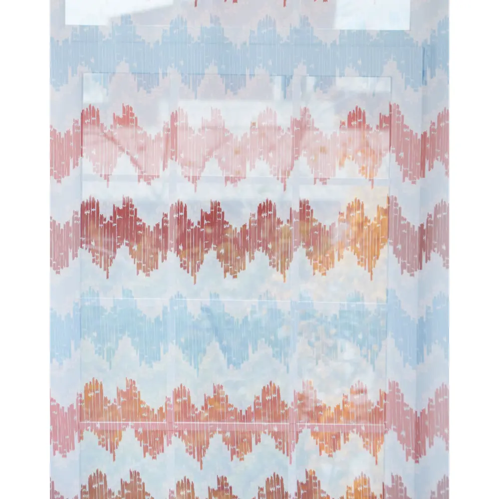 Фото 6 Тюль на шторной ленте Вилия 2 145x270 см цвет голубой