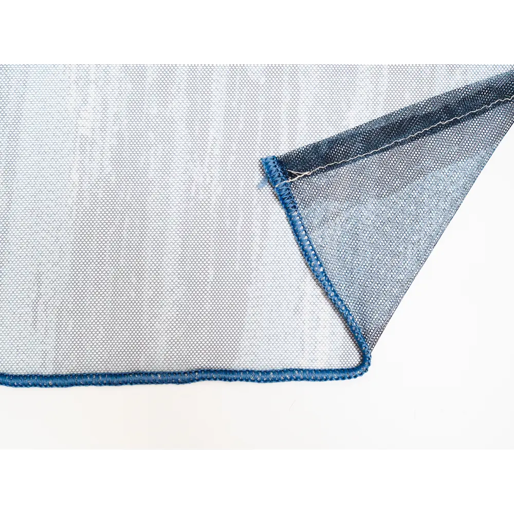 Фото 5 Тюль на шторной ленте Новелла YML699 300x260 см цвет сине-серый