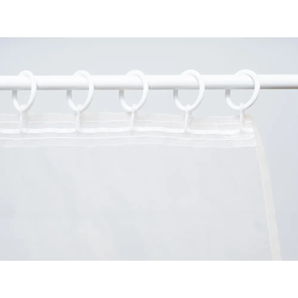 Фото 10 Тюль на шторной ленте органза 500x250 см цвет бежевый Фото 10 Тюль на шторной ленте органза 500x250 см цвет бежевый