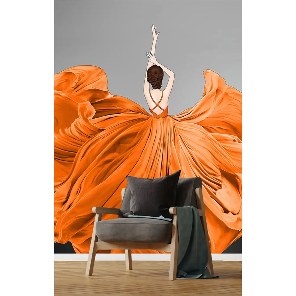 Фото Фотообои флизелиновые Bartonwall 200x270 см Абстракция Девушка