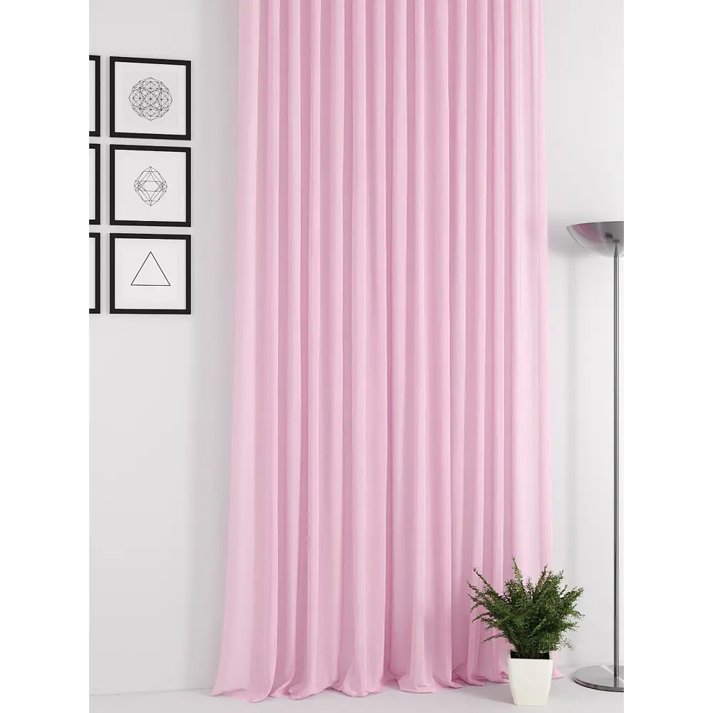 Фото 4 Тюль на шторной ленте Helga Тантс 300x320 цвет розовый Фото 4 Тюль на шторной ленте Helga Тантс 300x320 цвет розовый