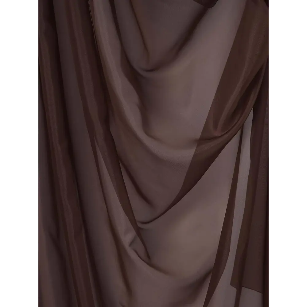 Фото 4 Тюль на шторной ленте Helga Троелс 600x260 цвет венге