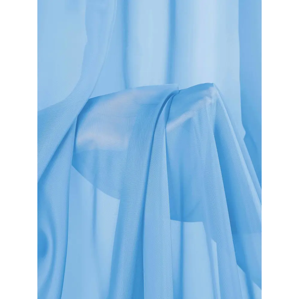 Фото 6 Тюль на шторной ленте Helga Маркот 500x280 цвет голубой