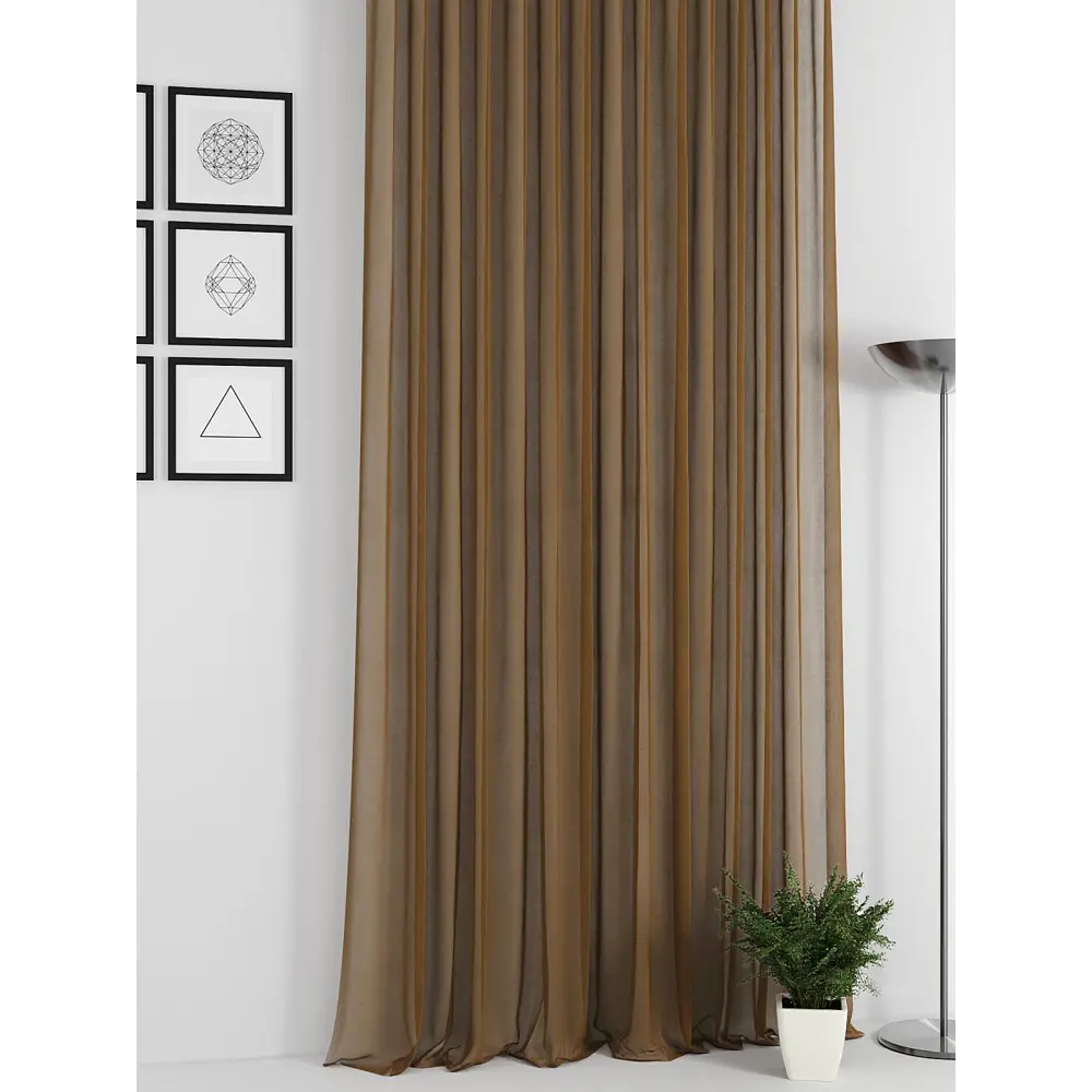 Фото 4 Тюль на шторной ленте Helga Атлау 300x300 цвет венге Фото 4 Тюль на шторной ленте Helga Атлау 300x300 цвет венге