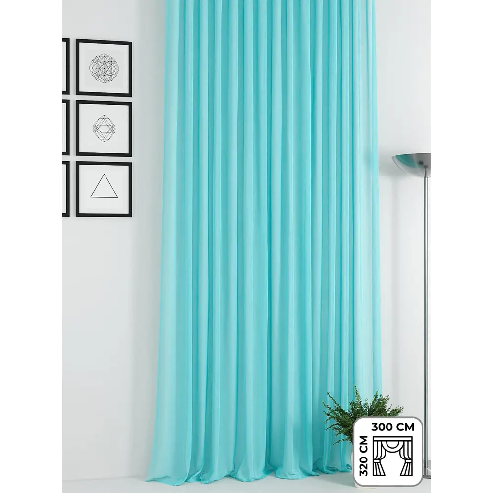 Фото Тюль на шторной ленте Helga Тантс 300x320 цвет тиффани Фото Тюль на шторной ленте Helga Тантс 300x320 цвет тиффани