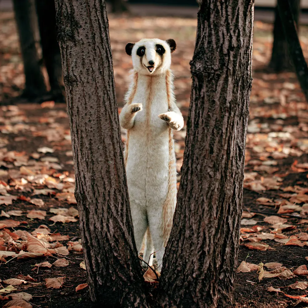 Фото 3 Плюшевая игрушка Сурикат 7871 Hansa creation 90 см цвет бежевый Фото 3 Плюшевая игрушка Сурикат 7871 Hansa creation 90 см цвет бежевый