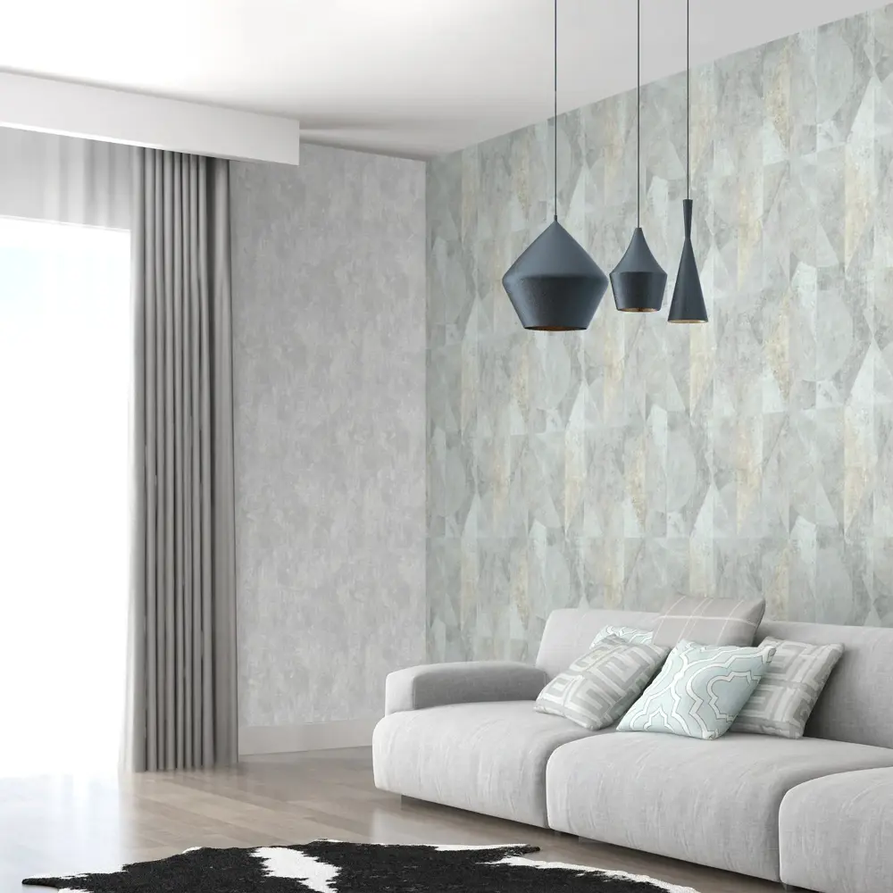 Фото 4 Обои флизелиновые Ateliero Anri 1.06 м темно-серые 88272-06