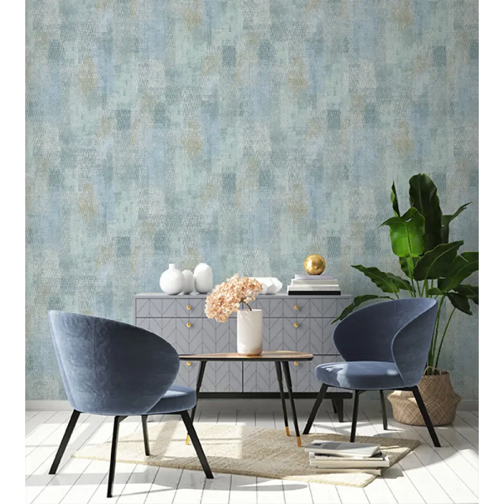 Фото 2 Обои флизелиновые Grandeco life ATESSA 1.06 м бирюзовые 47905 Фото 2 Обои флизелиновые Grandeco life ATESSA 1.06 м бирюзовые 47905