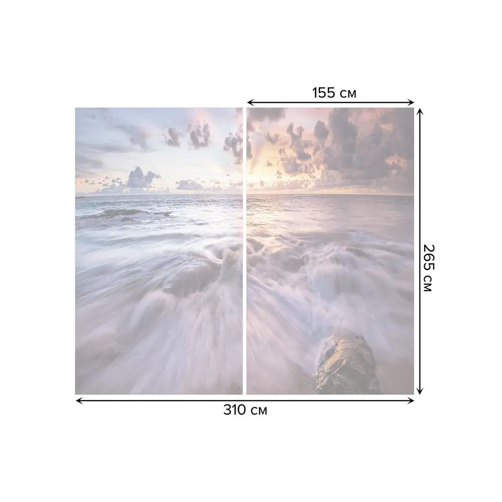 Фото 3 Тюль Joyarty на шторной ленте ЗахВатывающий вид 310x265 см рисунок природный цвет фиолетовый Фото 3 Тюль Joyarty на шторной ленте ЗахВатывающий вид 310x265 см рисунок природный цвет фиолетовый