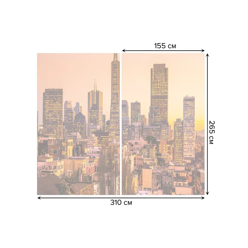 Фото 3 Тюль Joyarty на шторной ленте Оранжевый вечер в мегаполисе 310x265 см цвет коричневый Фото 3 Тюль Joyarty на шторной ленте Оранжевый вечер в мегаполисе 310x265 см цвет коричневый