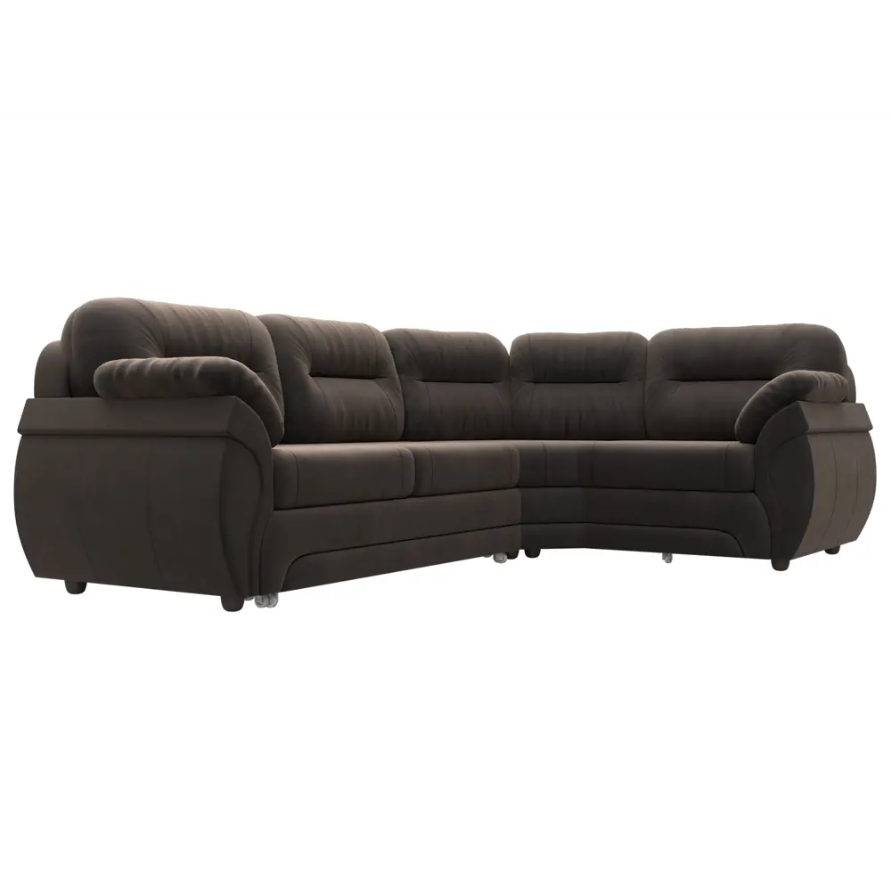 Фото 4 Диван Лига Диванов Бруклин 29404 295x104x200 см велюр цвет коричневый Фото 4 Диван Лига Диванов Бруклин 29404 295x104x200 см велюр цвет коричневый