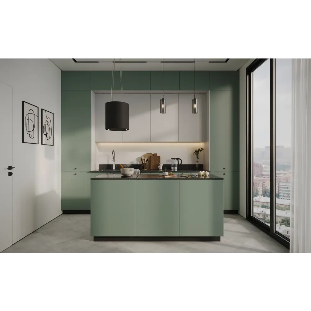 Фото 5 Фасад кухонного шкафа София 4x76.5 см KONSENSA ЛДСП цвет белый Фото 5 Фасад кухонного шкафа София 4x76.5 см KONSENSA ЛДСП цвет белый