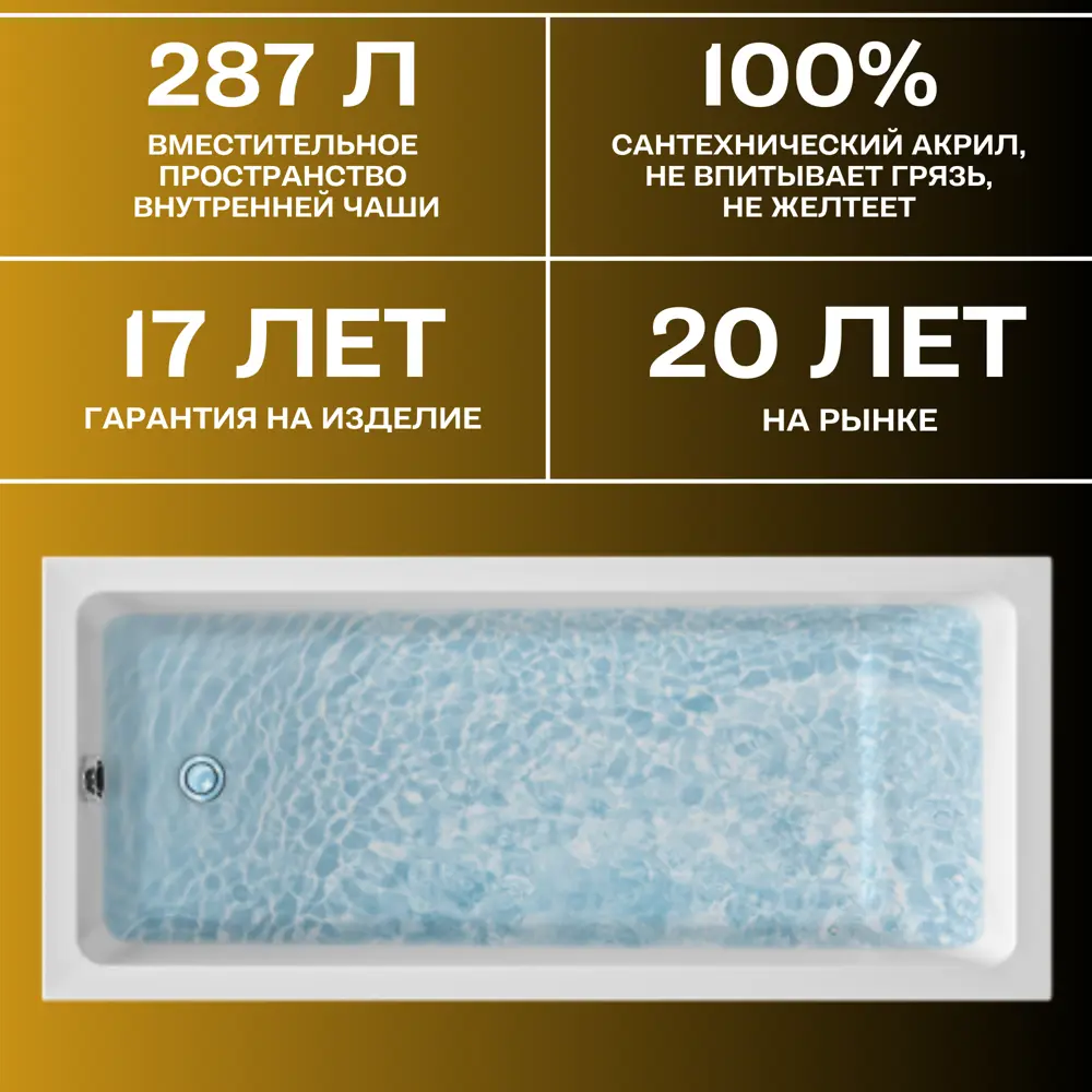 Фото 8 Прямоугольная ванна 1marka Bianca 01бья1880кп_nvsb акрил 180x80см Фото 8 Прямоугольная ванна 1marka Bianca 01бья1880кп_nvsb акрил 180x80см