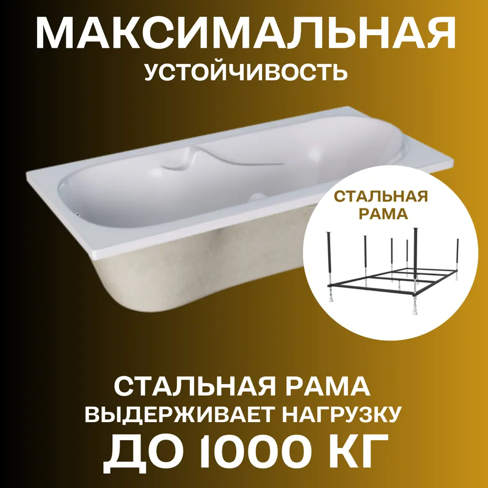Фото Прямоугольная ванна 1marka VITA 01вит1570кс2+_nvsb акрил 150x70см Фото Прямоугольная ванна 1marka VITA 01вит1570кс2+_nvsb акрил 150x70см
