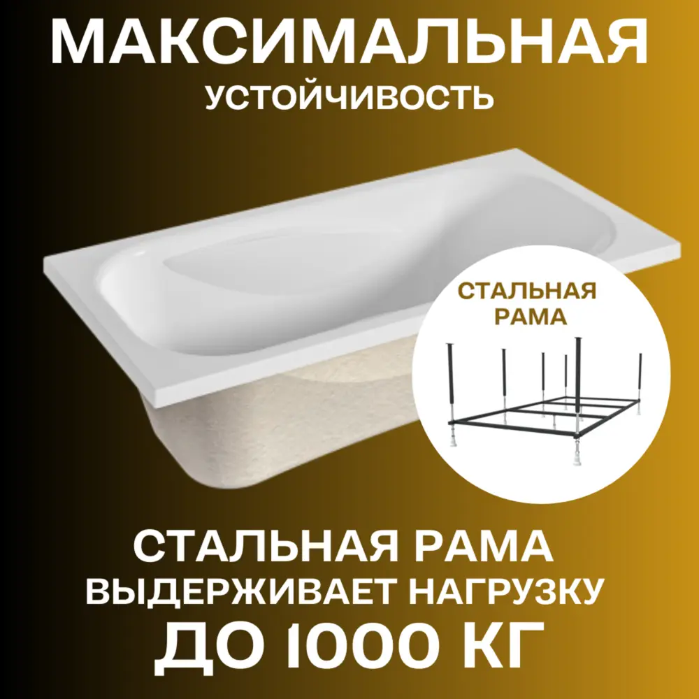 Фото 7 Прямоугольная ванна 1marka CLASSIC 01кл1370Акс2+_nvsb акрил 130x70см Фото 7 Прямоугольная ванна 1marka CLASSIC 01кл1370Акс2+_nvsb акрил 130x70см