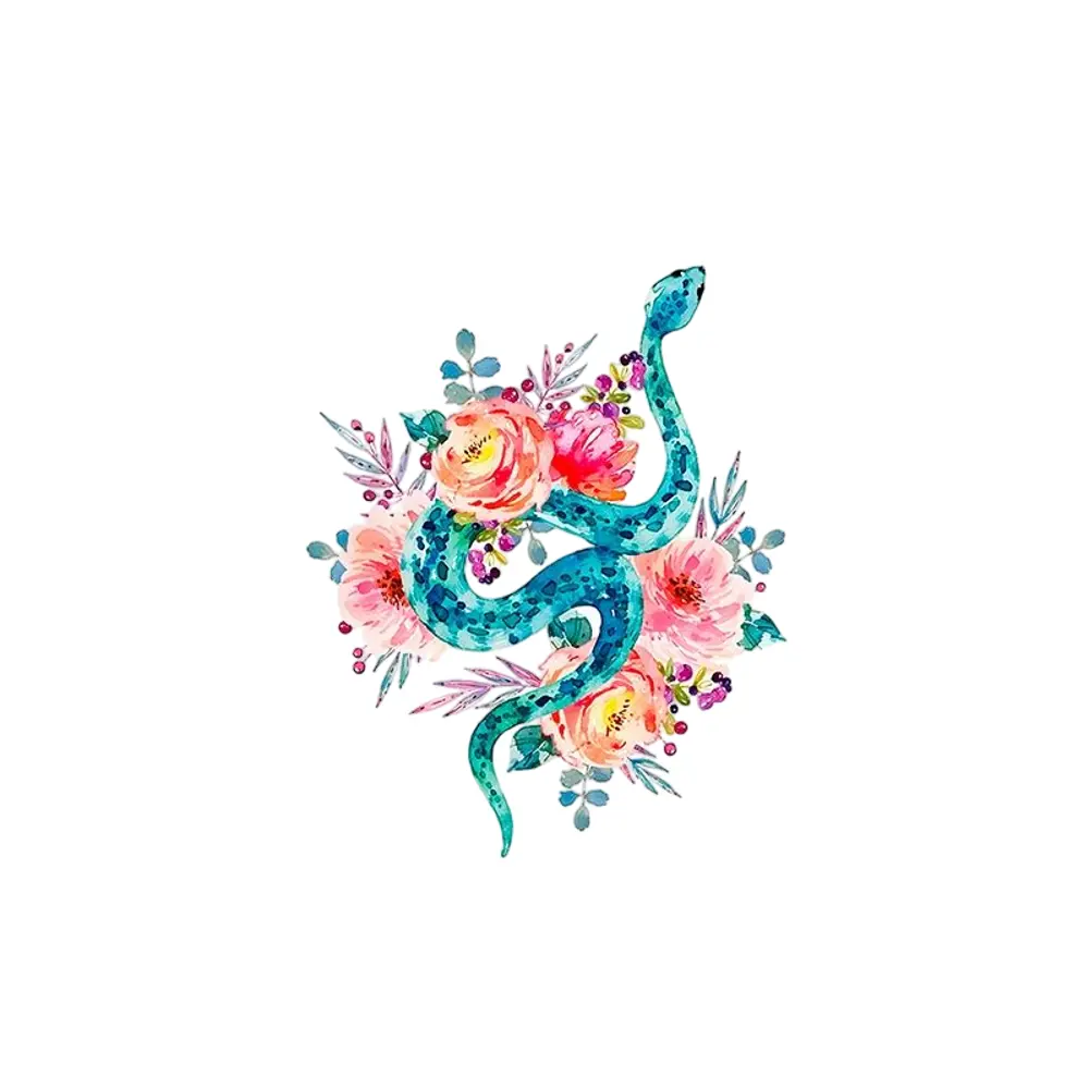 Фото Подушка декоративная Zaberite Голубая змея на белом 3836, 40x40 см Фото Подушка декоративная Zaberite Голубая змея на белом 3836, 40x40 см