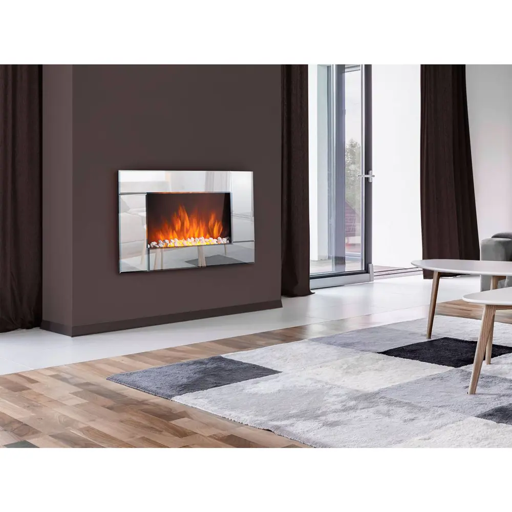 Фото 7 Настенный электрокамин Electrolux EFP/W-2000S сталь Фото 7 Настенный электрокамин Electrolux EFP/W-2000S сталь