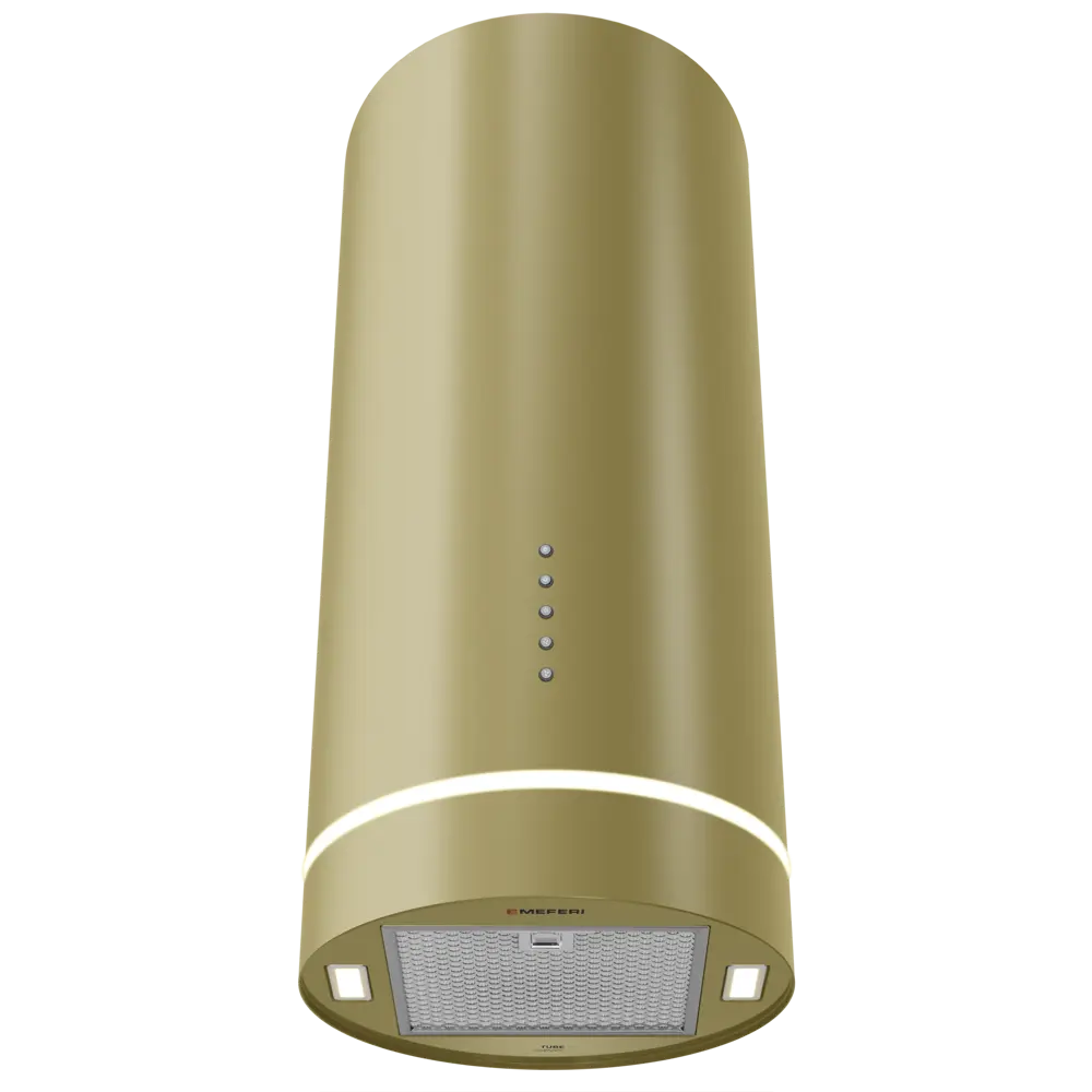Фото 2 Цилиндрическая вытяжка Meferi TUBE35GOLD COMFORT 35 см цвет жёлтый/золотой Фото 2 Цилиндрическая вытяжка Meferi TUBE35GOLD COMFORT 35 см цвет жёлтый/золотой